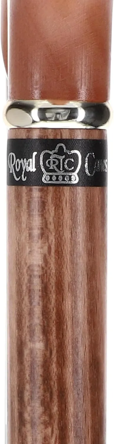 Stylish Walking Sticks – Derby Walking Canes with Wood Shaft and Pewter Collar – Colorful Cane Best Gift for Men and Women – Portable Wooden Derby Cane Safe to Walk.