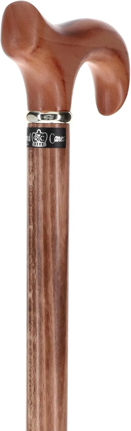 Stylish Walking Sticks – Derby Walking Canes with Wood Shaft and Pewter Collar – Colorful Cane Best Gift for Men and Women – Portable Wooden Derby Cane Safe to Walk.