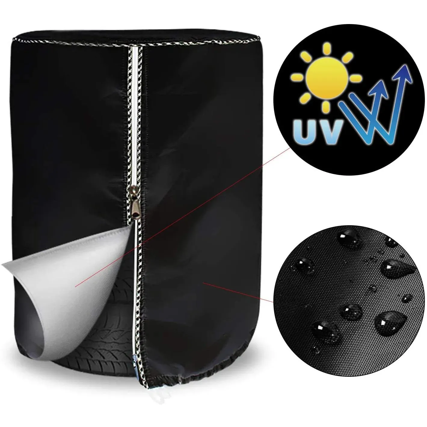 Sunscreen Spare Tire Cover 71 X 110Cm