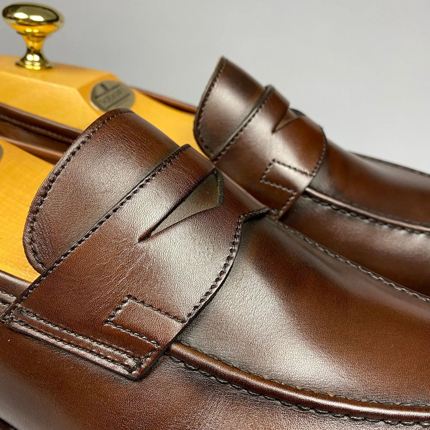 Sydney Burnished Calf Brown