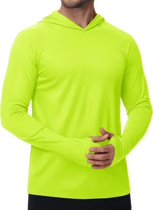 TACVASEN Men’s Sun Protection Shirts UPF 50  Rash Guard for Men Long Sleeve Lightweight SPF UV Hoodie Swimming Hiking