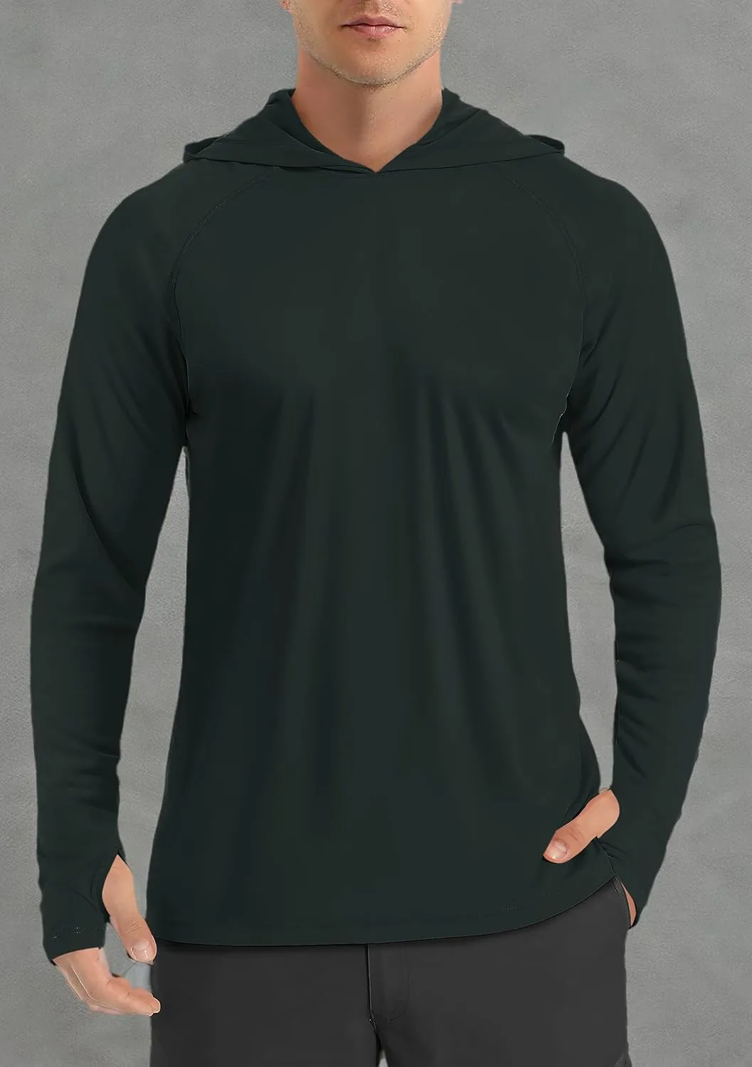 TACVASEN Men’s Sun Protection Shirts UPF 50  Rash Guard for Men Long Sleeve Lightweight SPF UV Hoodie Swimming Hiking