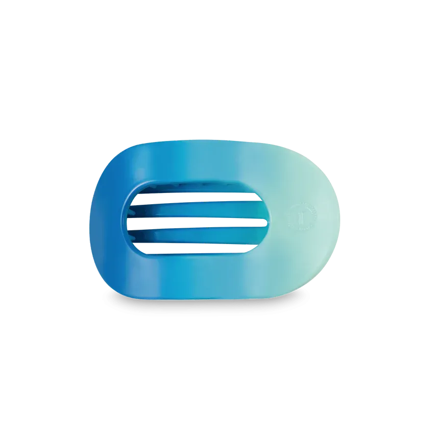 Teleties Small Flat Round Clip Poolside