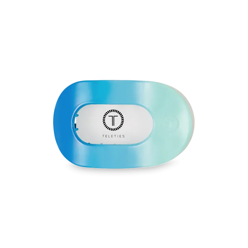 Teleties Small Flat Round Clip Poolside