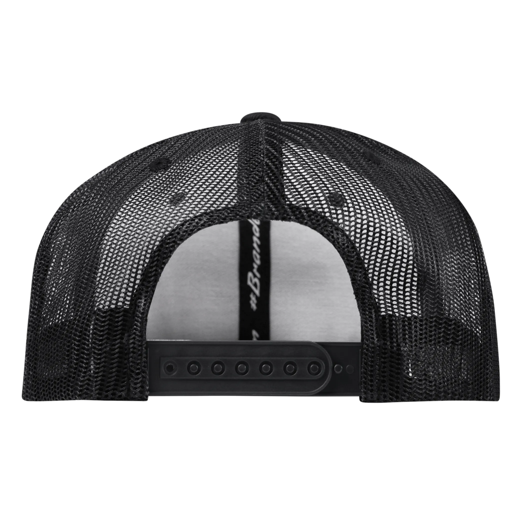 Thin Blue Line PVC Flat Trucker