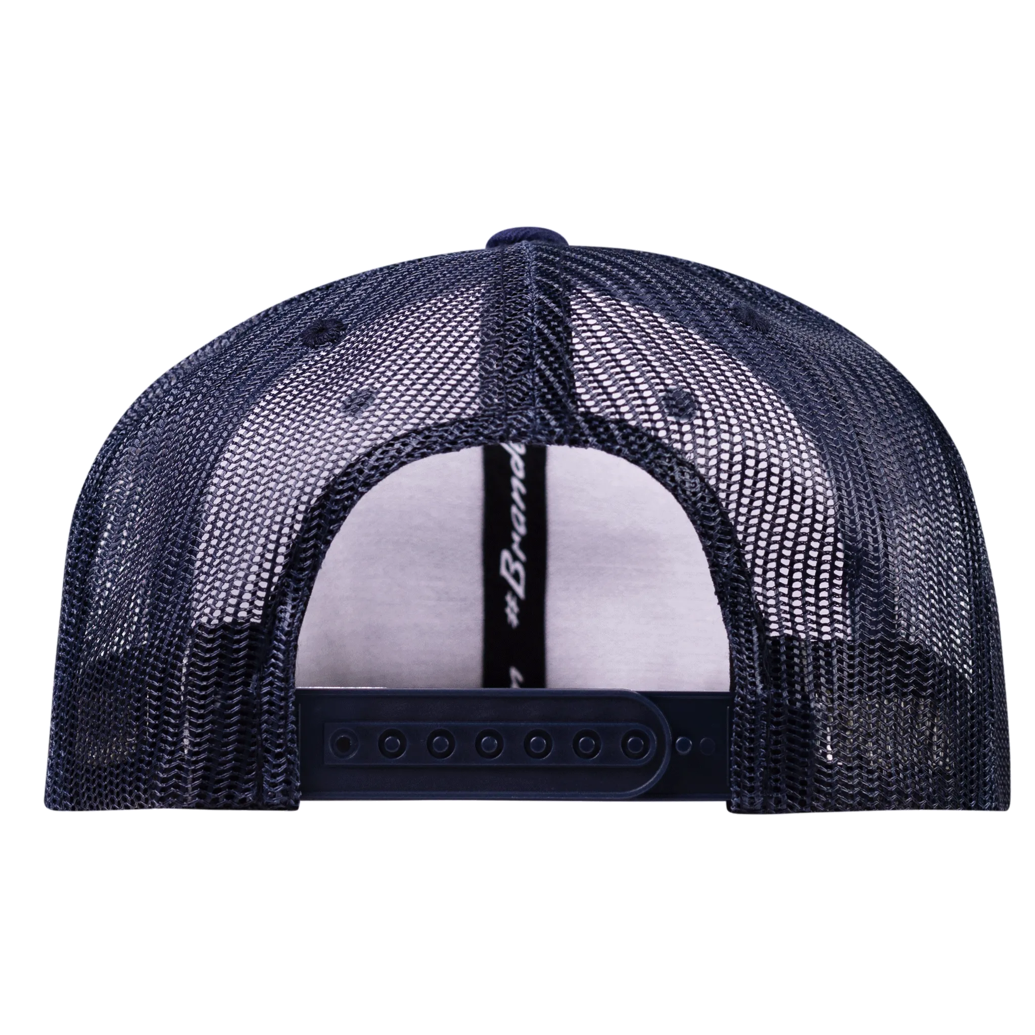 Thin Blue Line PVC Flat Trucker