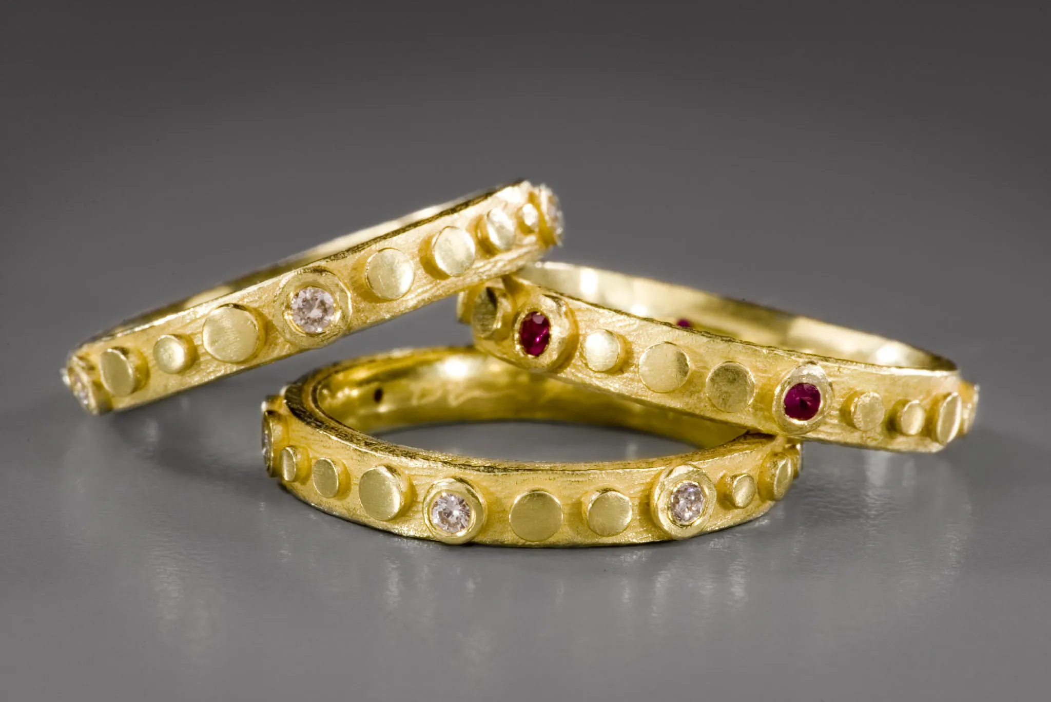 Thin Disco Ring, 18K