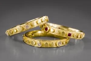 Thin Disco Ring, 18K