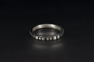 Thin Disco Ring, Silver