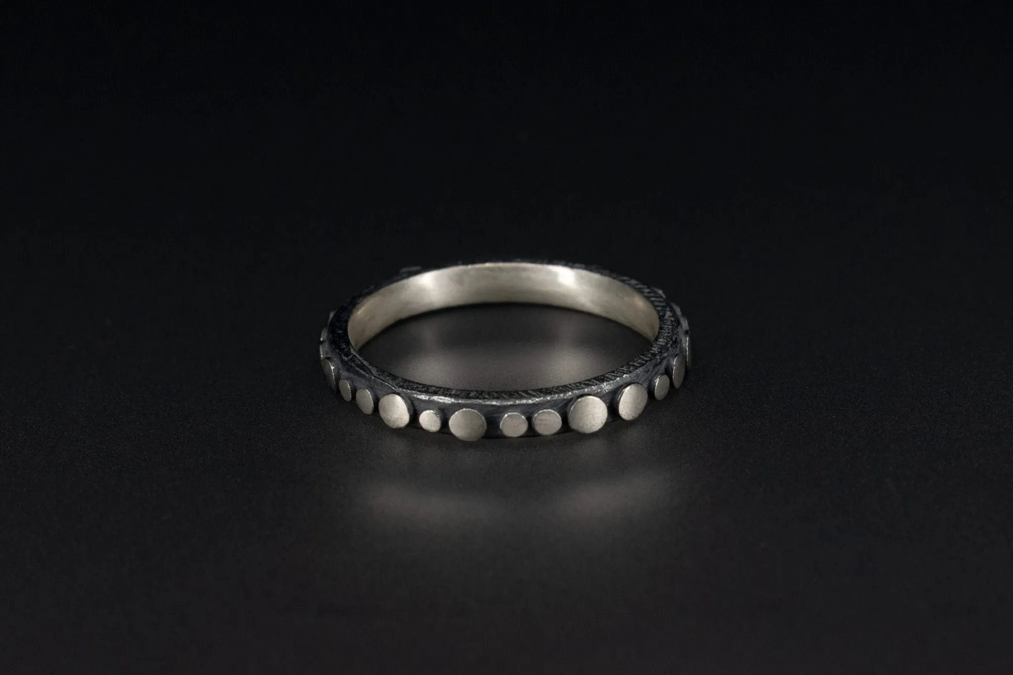 Thin Disco Ring, Silver