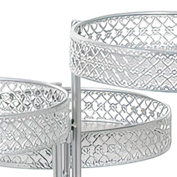 Three Tiered Foldable Metal Plant Stand