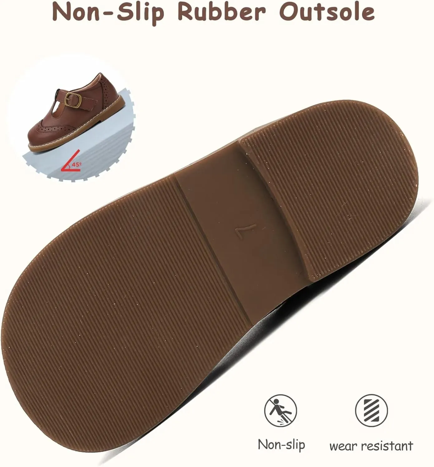 Toddler Girl Mary Jane Flat Dress Shoes
