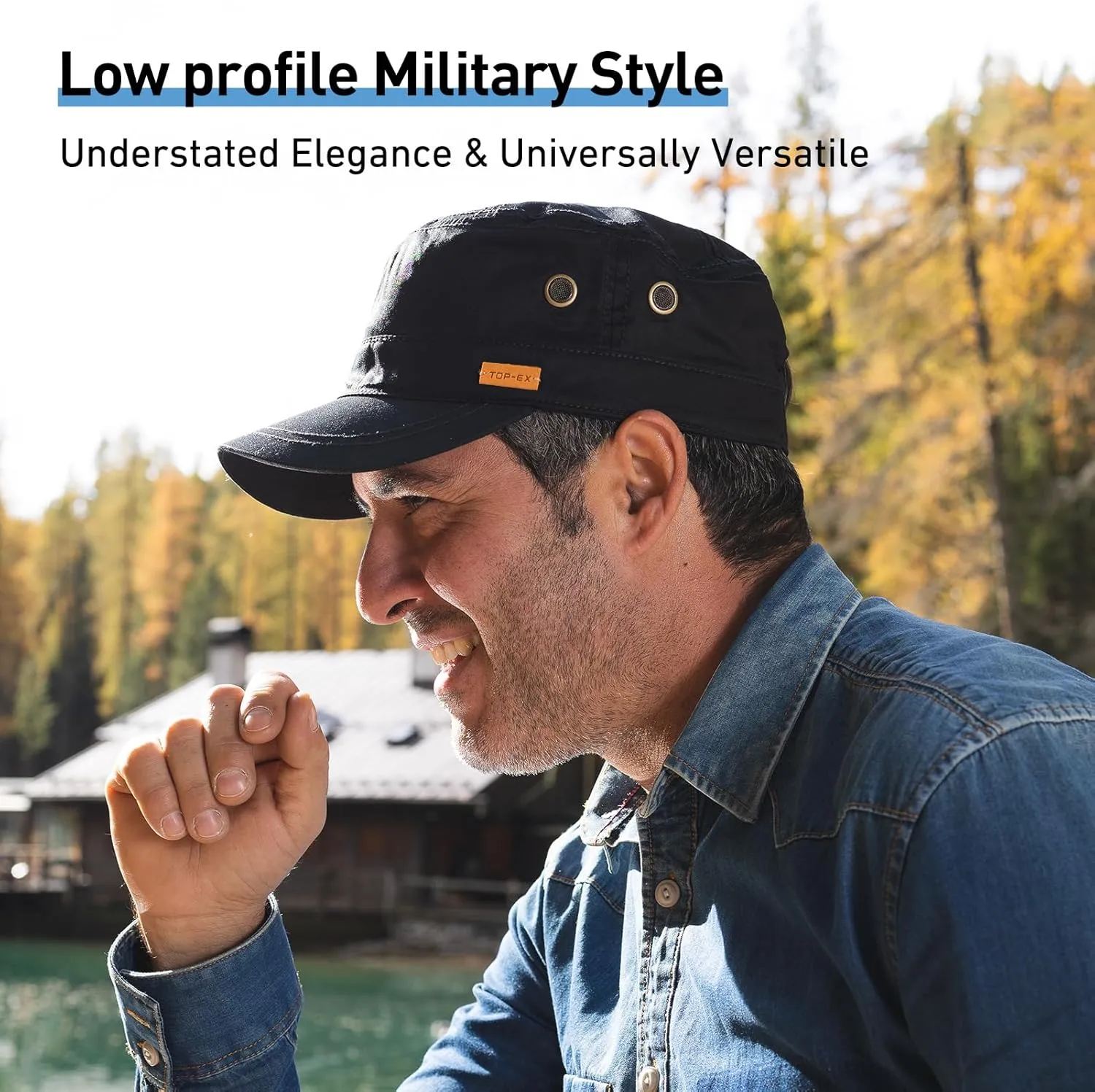 TOP-EX XXL/XL/L Waterproof & UV50  Adjustable Army Cap 58-65CM