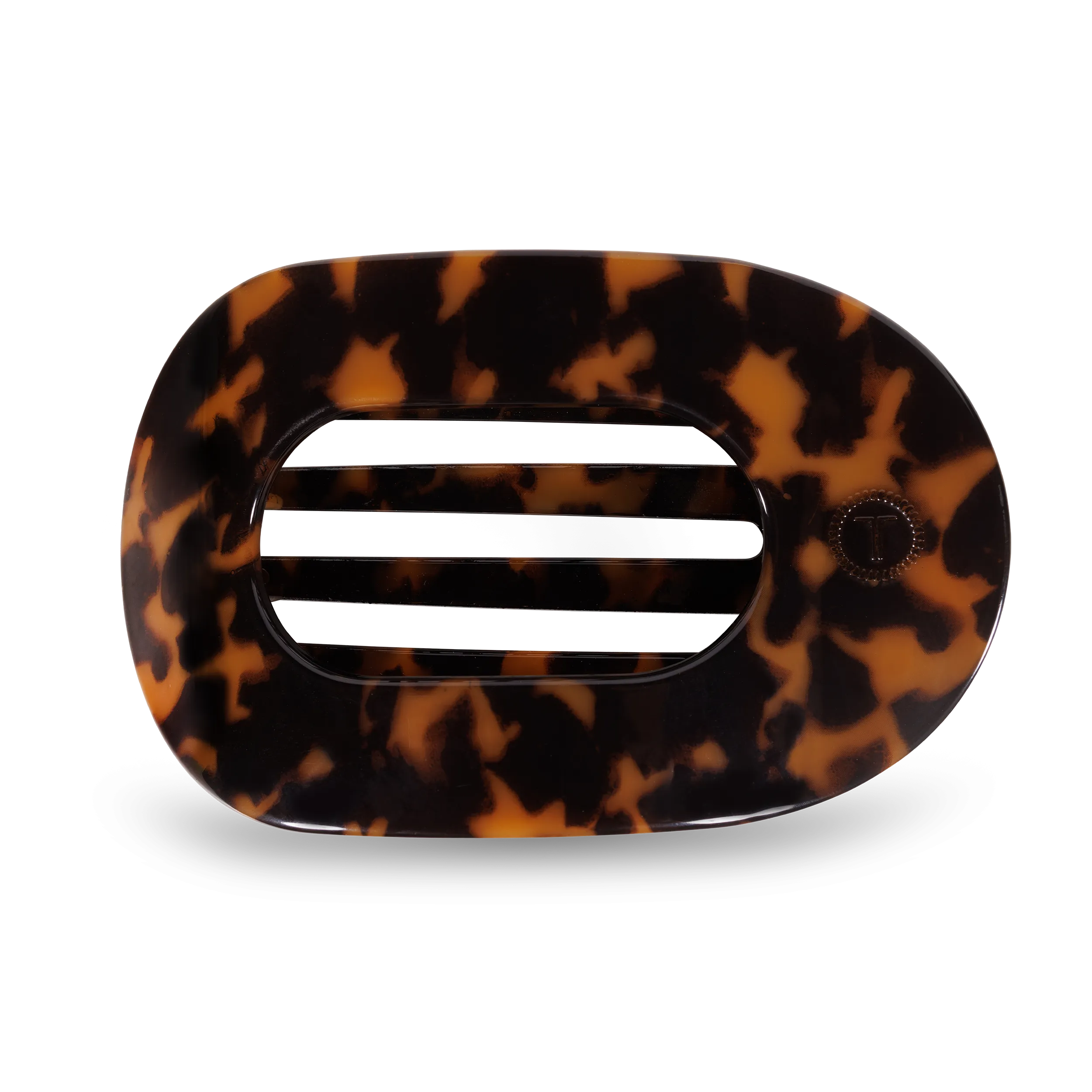 Tortoise Flat Round Clip