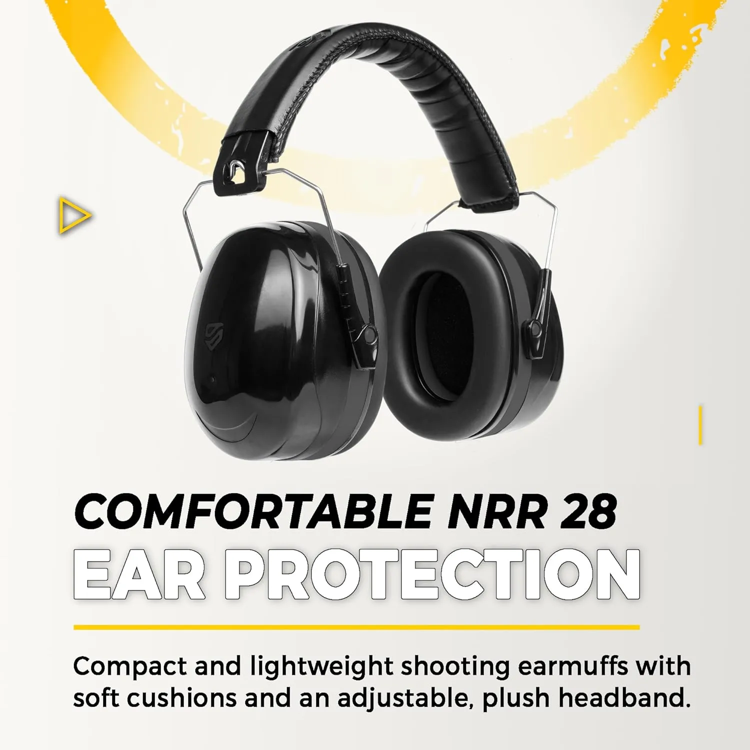 TradeSmart All-in-One Shooting Ear Protection - Comfort  NRR 28 Earmuffs, Glasses & Earplugs   Carry Case