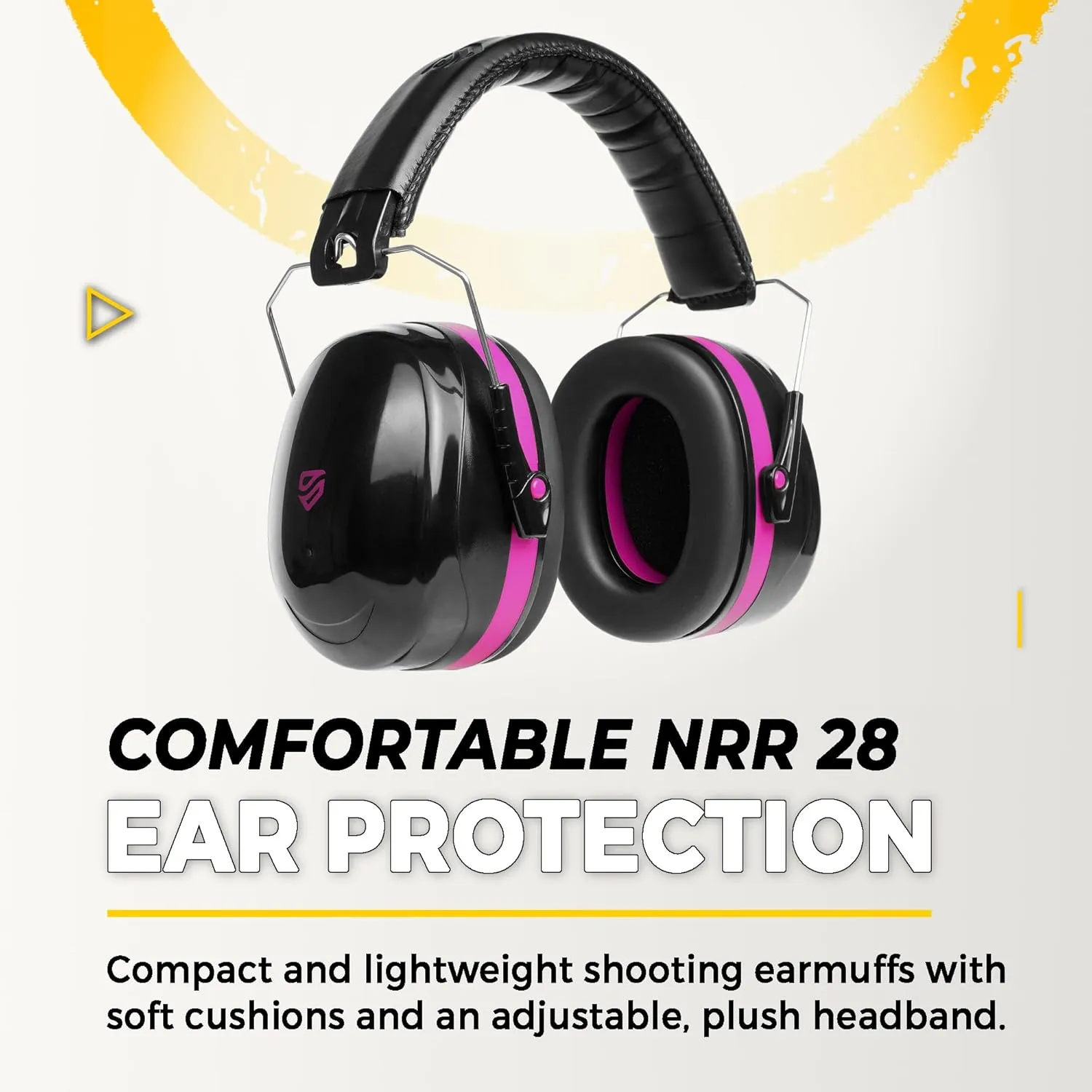 TradeSmart All-in-One Shooting Ear Protection - Comfort  NRR 28 Earmuffs, Glasses & Earplugs   Carry Case