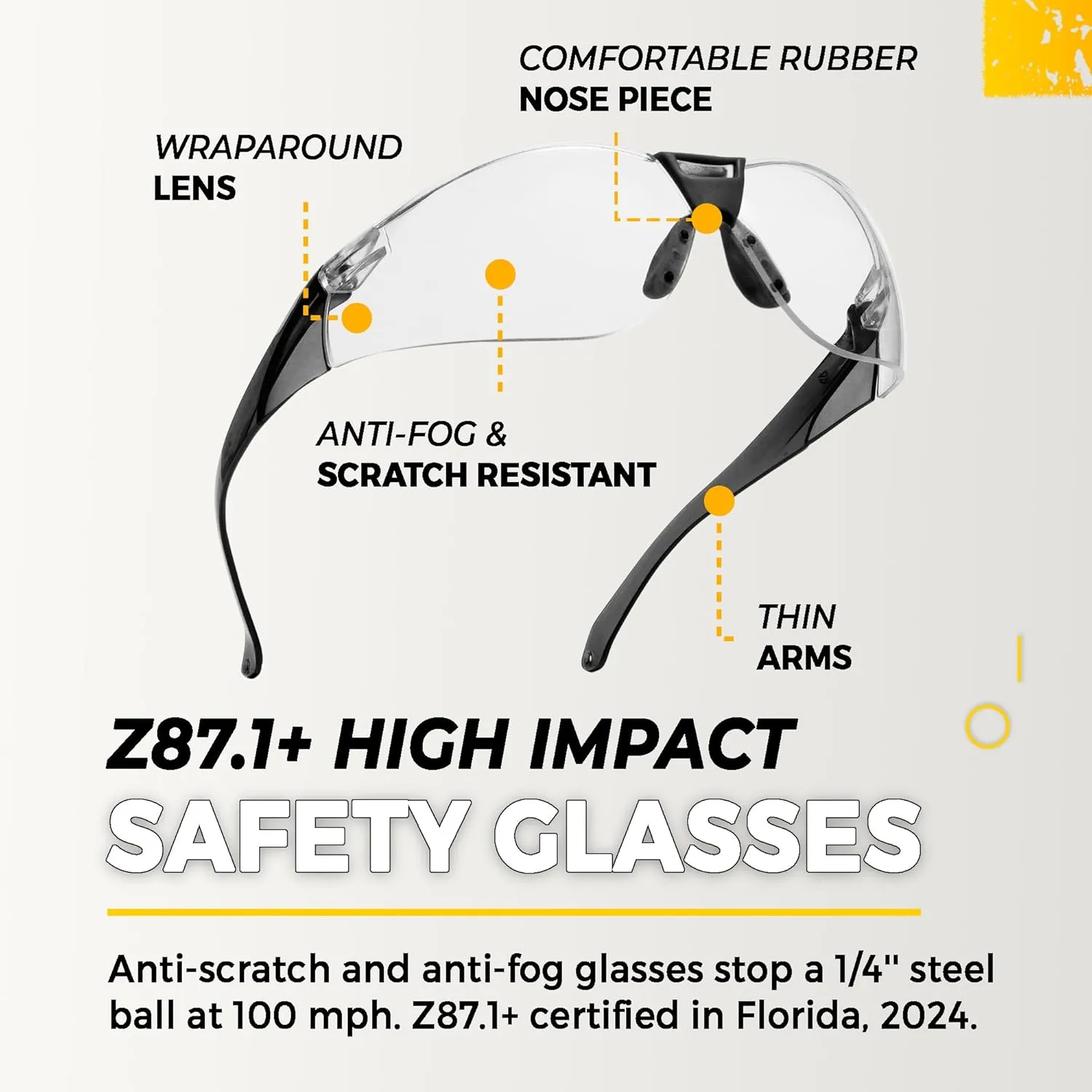 TradeSmart All-in-One Shooting Ear Protection - Comfort  NRR 28 Earmuffs, Glasses & Earplugs   Carry Case