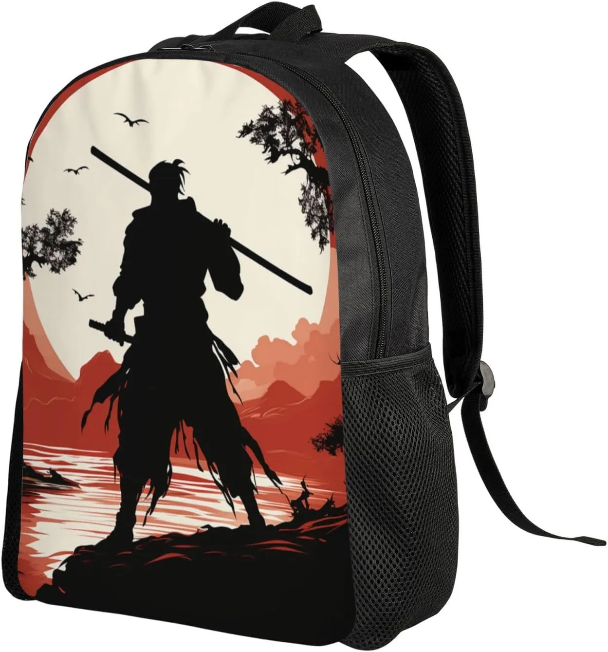 Travel Backpack for Women Men Lightweight 17 inch Laptop Bag Samurai Backpack Casual Daypack