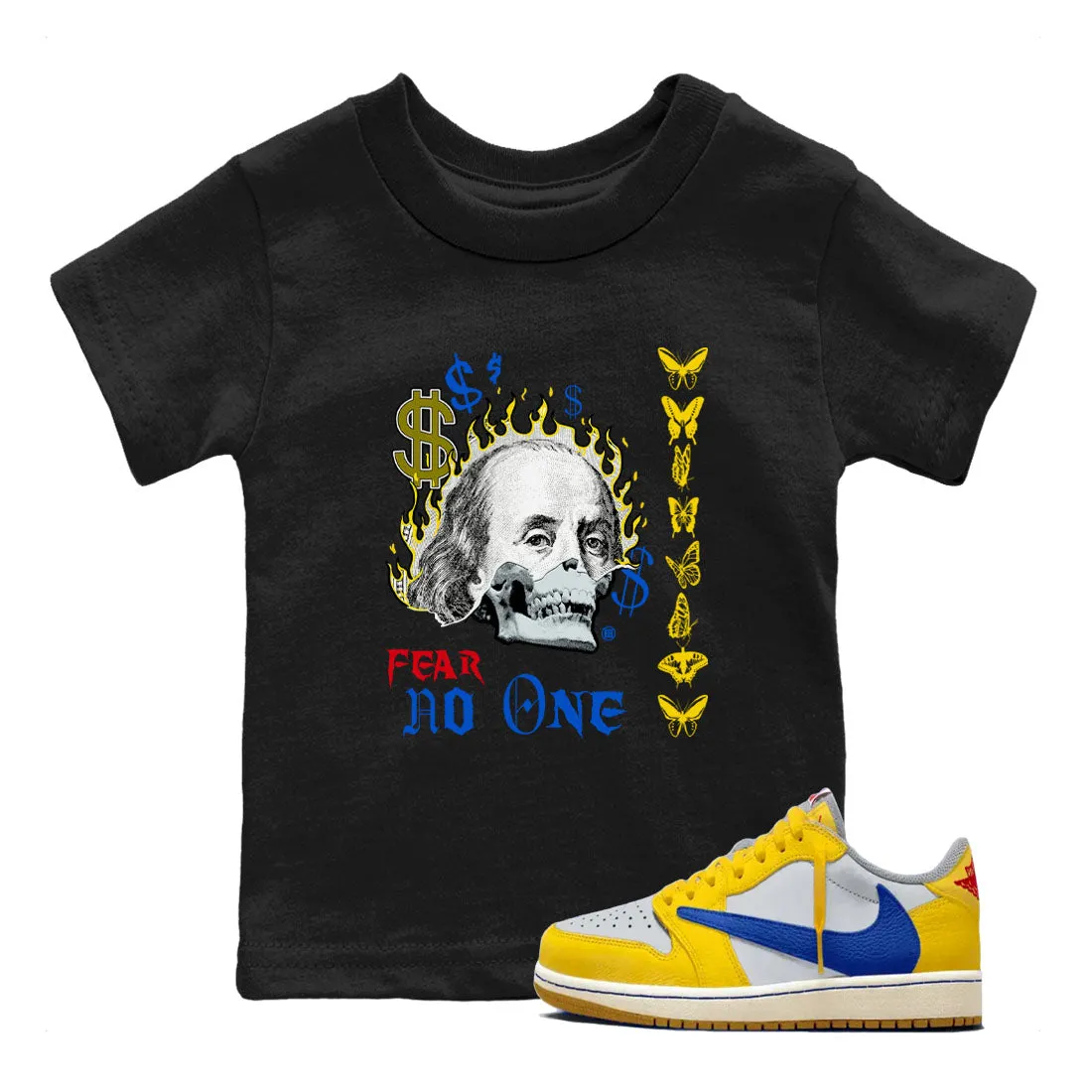 Travis No One Supportive team SNRT Air - Canary Tailored selection Fear Scott Kids 1 Sneaker Jordan Tees