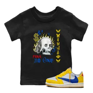 Travis No One Supportive team SNRT Air - Canary Tailored selection Fear Scott Kids 1 Sneaker Jordan Tees