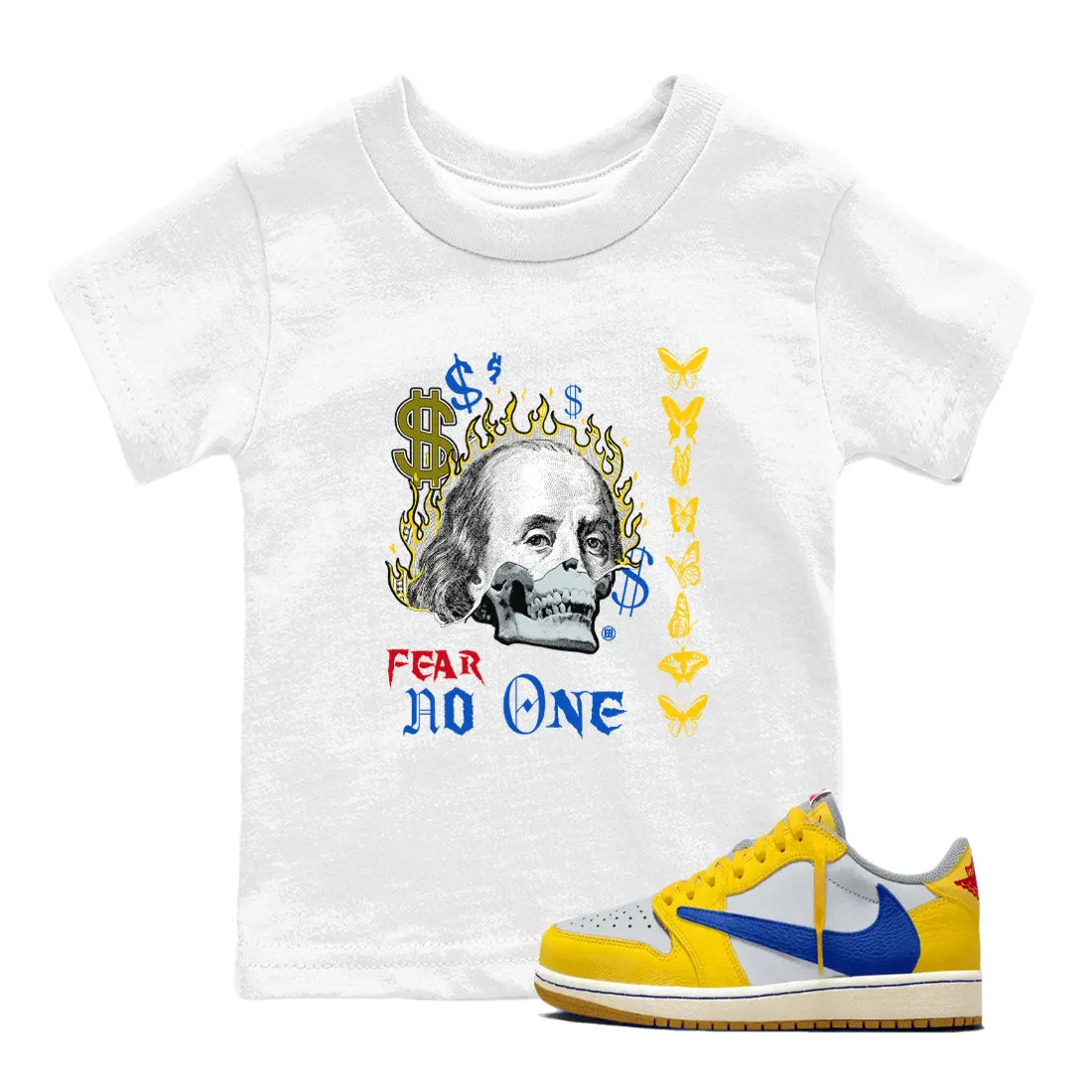 Travis No One Supportive team SNRT Air - Canary Tailored selection Fear Scott Kids 1 Sneaker Jordan Tees