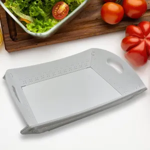 Tray Serving Foldable Outdoors, Plastic Great savings Tray For Serving Protected Serving Food, (1 Tray With Restaurants Pc) Handle Kitchen,
