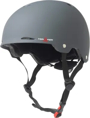 Triple Eight Gotham Dual Certified Helmet for Skateboard, Bike, Roller Skating, Sizes for Adults aand Teens, Gun Matte, X-Small/Small
