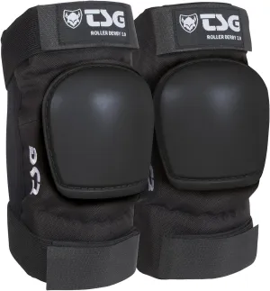 TSG Elbow Pads 3.0 for Roller Derby, Skateboard, Hardshell, EVA Foam, Impact Protection, Tear Resistant Nylon, Certified, Secure Fit, Velcro Strap, Ergonomic, Slim Profile, Anti Slip, Swiss Design