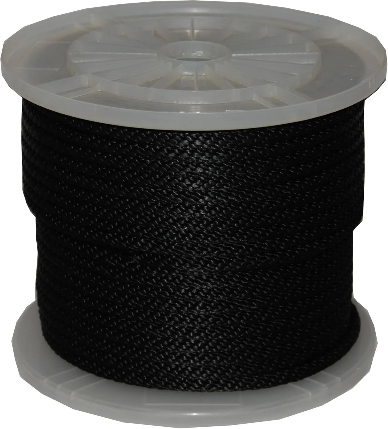 T.W Evans Cordage Co. 98018 5/8-Inch by 200-Feet Solid Braid Propylene Multifilament Derby Rope, Black