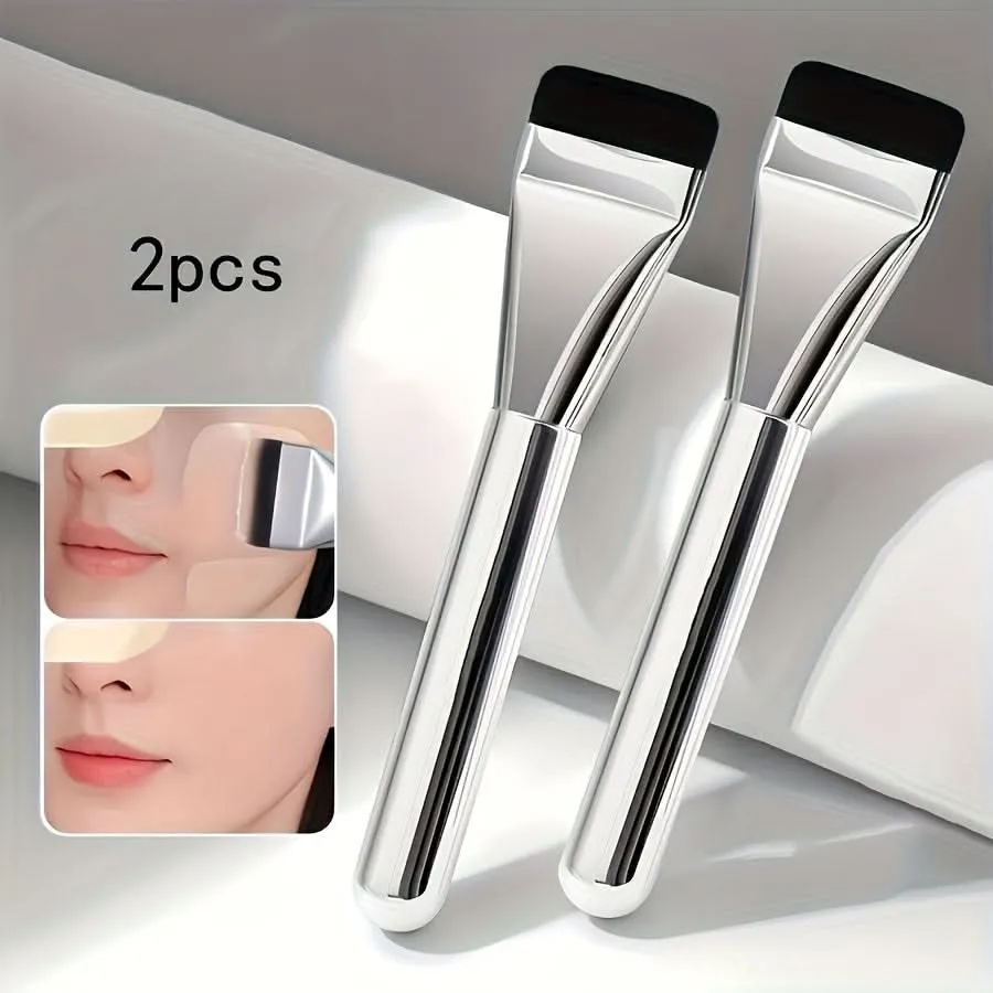 Ultra-Thin Flat Foundation & Mask Brush