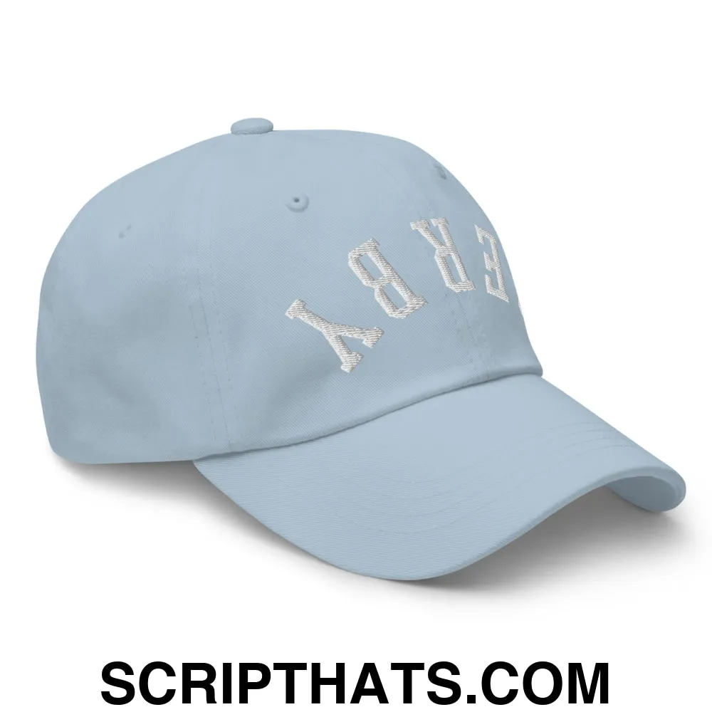 Upside Down Derby Embroidered Unstructured Dad Hat