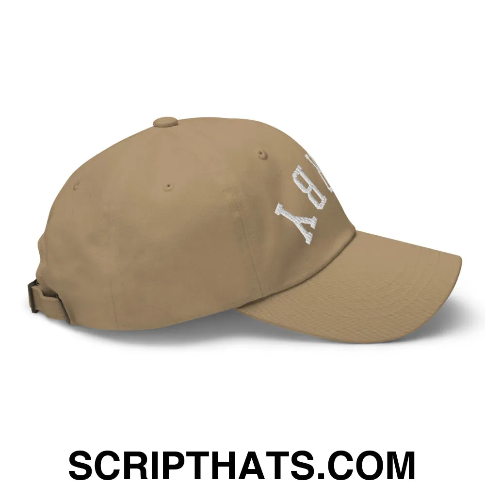 Upside Down Derby Embroidered Unstructured Dad Hat