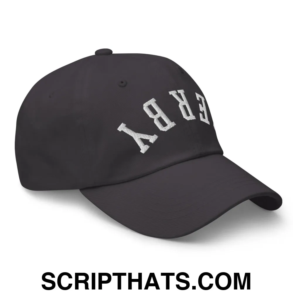 Upside Down Derby Embroidered Unstructured Dad Hat