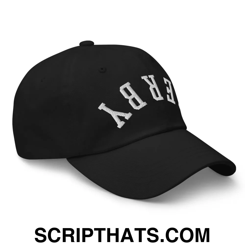 Upside Down Derby Embroidered Unstructured Dad Hat