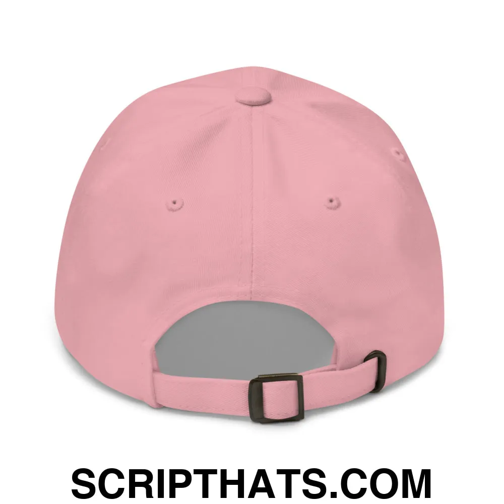 Upside Down Derby Embroidered Unstructured Dad Hat