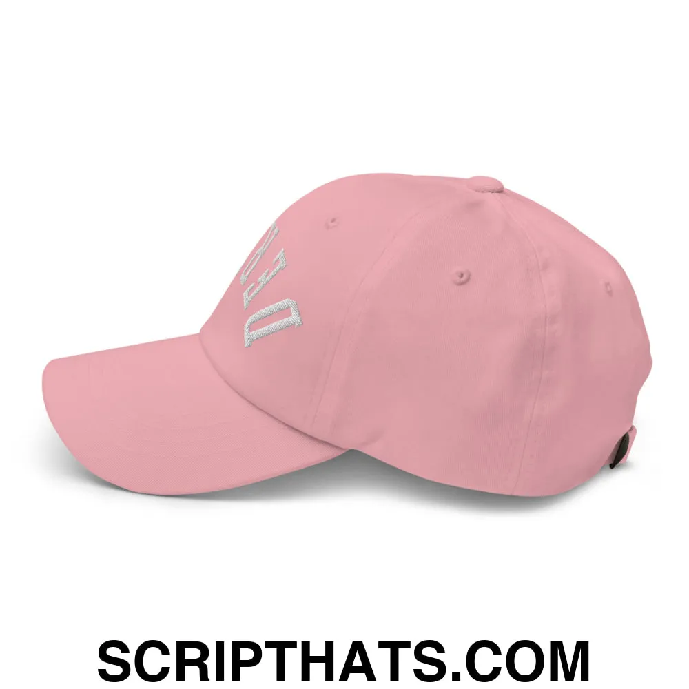 Upside Down Derby Embroidered Unstructured Dad Hat