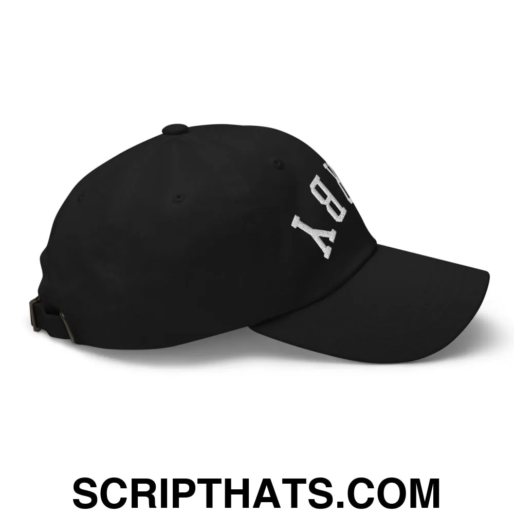 Upside Down Derby Embroidered Unstructured Dad Hat