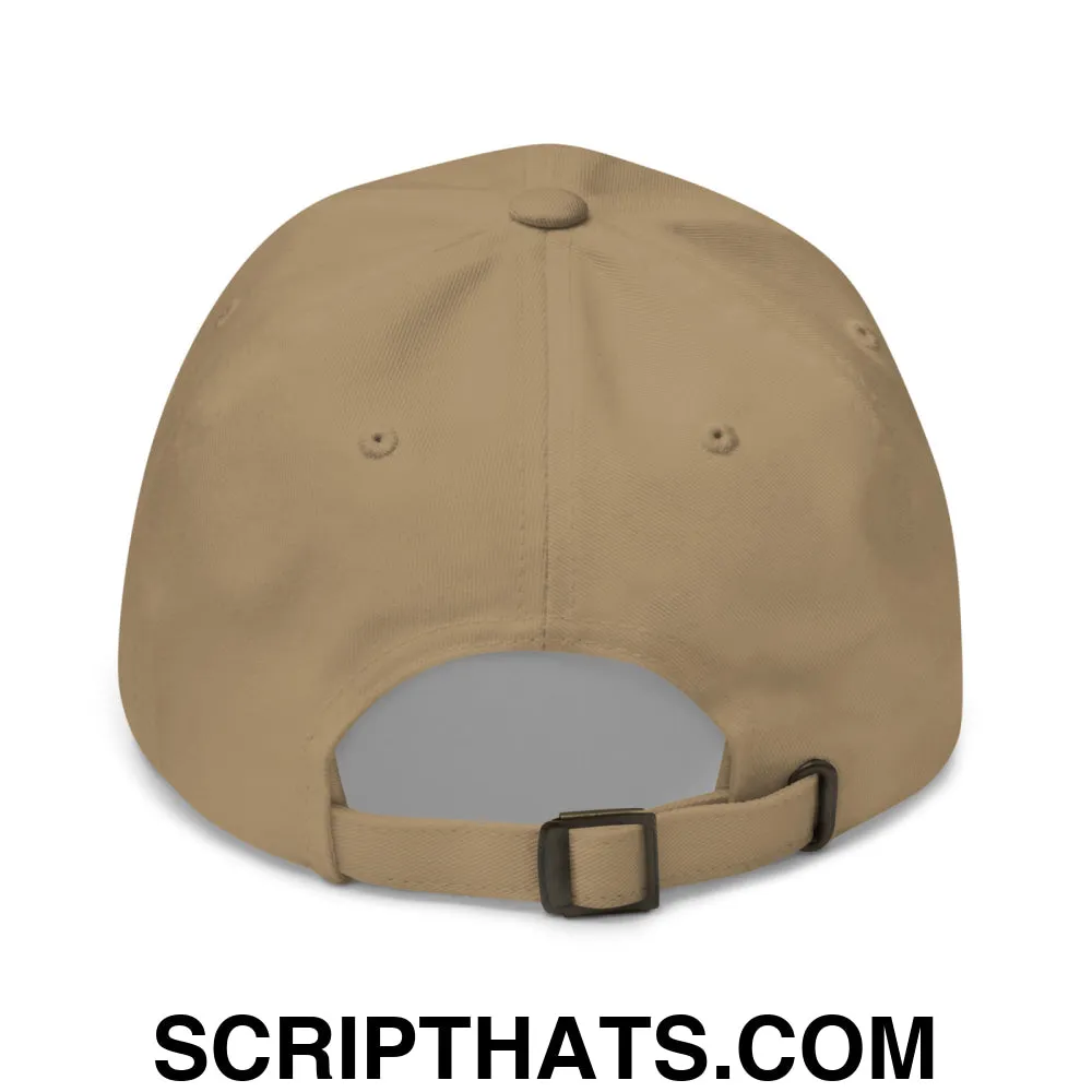 Upside Down Derby Embroidered Unstructured Dad Hat