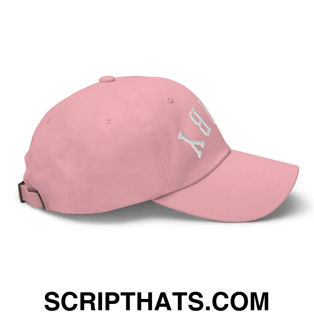 Upside Down Derby Embroidered Unstructured Dad Hat