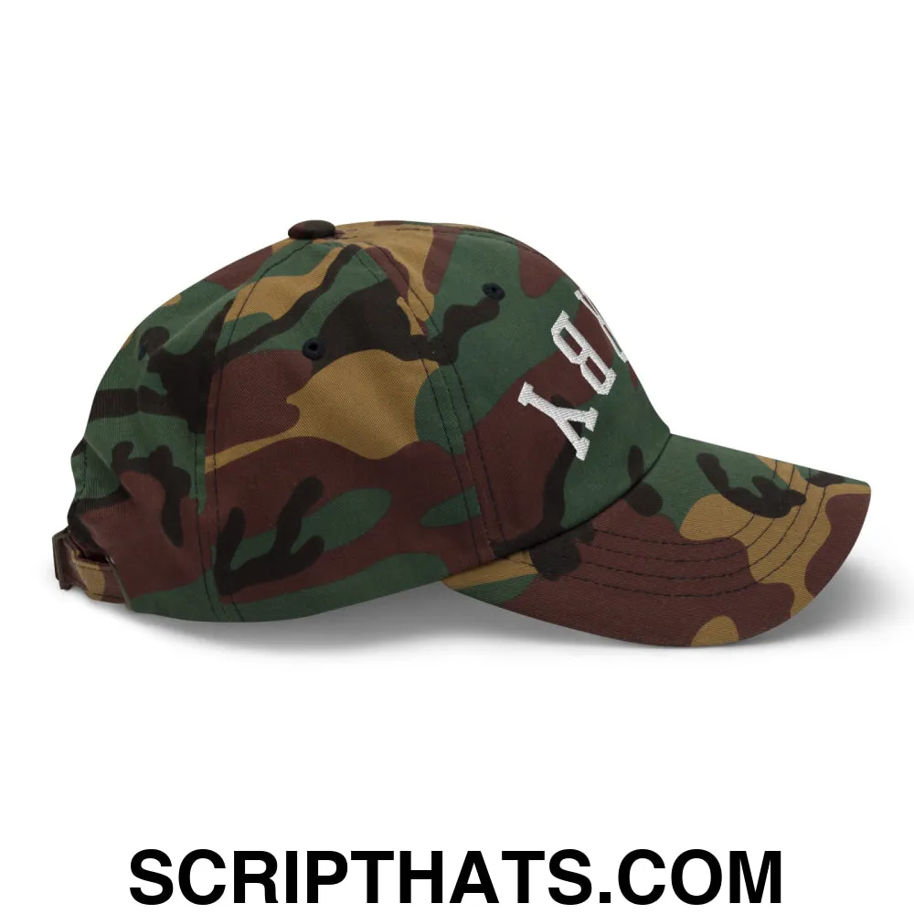 Upside Down Derby Embroidered Unstructured Dad Hat