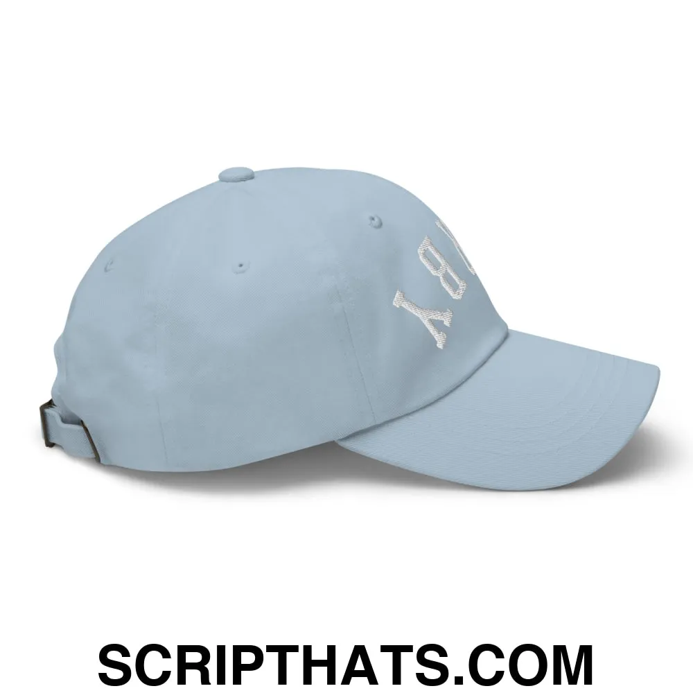 Upside Down Derby Embroidered Unstructured Dad Hat