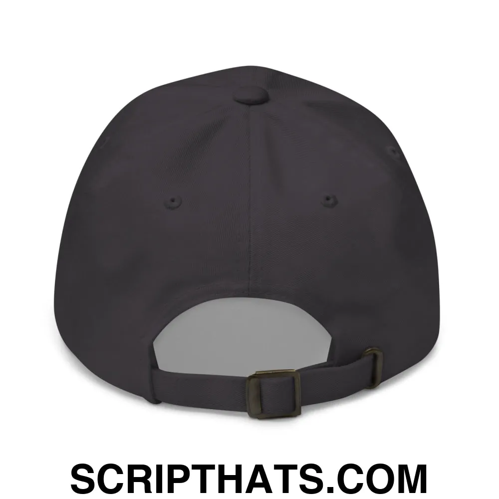 Upside Down Derby Embroidered Unstructured Dad Hat