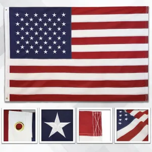 USA Embroidered Flag 5x8ft