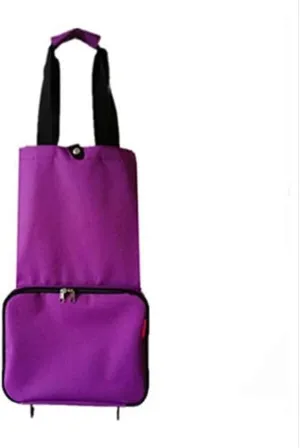 Utility Shopping Cart Folding Shopping Bag Shopping Cart On Wheels Bag Small Pull Cart Buy Vegetables Bag Shopping Organizer Tug Package Portable Grocery Cart to Save Space (Color : 01)