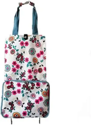 Utility Shopping Cart Folding Shopping Bag Shopping Cart On Wheels Bag Small Pull Cart Buy Vegetables Bag Shopping Organizer Tug Package Portable Grocery Cart to Save Space (Color : 08)