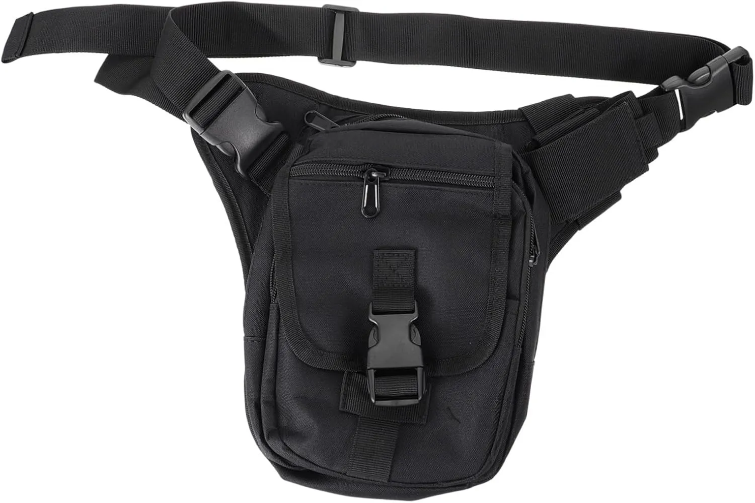 VICASKY 1Pc Leg Bag for Outdoor Training Camping and Hiking Durable Fanny Pack for Men Black