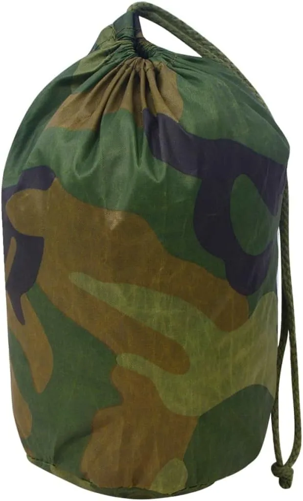 vidaXL Green Camouflage Net with Storage Bag 9.8'x9.8' - UV-Resistant and Waterproof Polyester Oxford Fabric - Perfect for Hunting and Bird Watching
