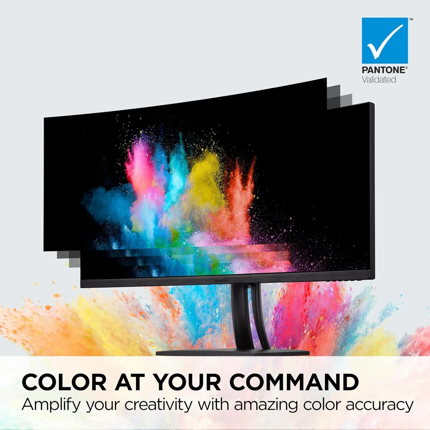 ViewSonic VP3456A 34 Inch Ultrawide QHD 1440p Curved Monitor with 100W USB C, Ethernet RJ45, FreeSync, USB Hub, 100% sRGB, 14-bit 3D LUT