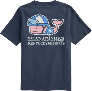 vineyard vines Boys' Kentucky Derby Jockey Whale Short-Sleeve Pocket Tee