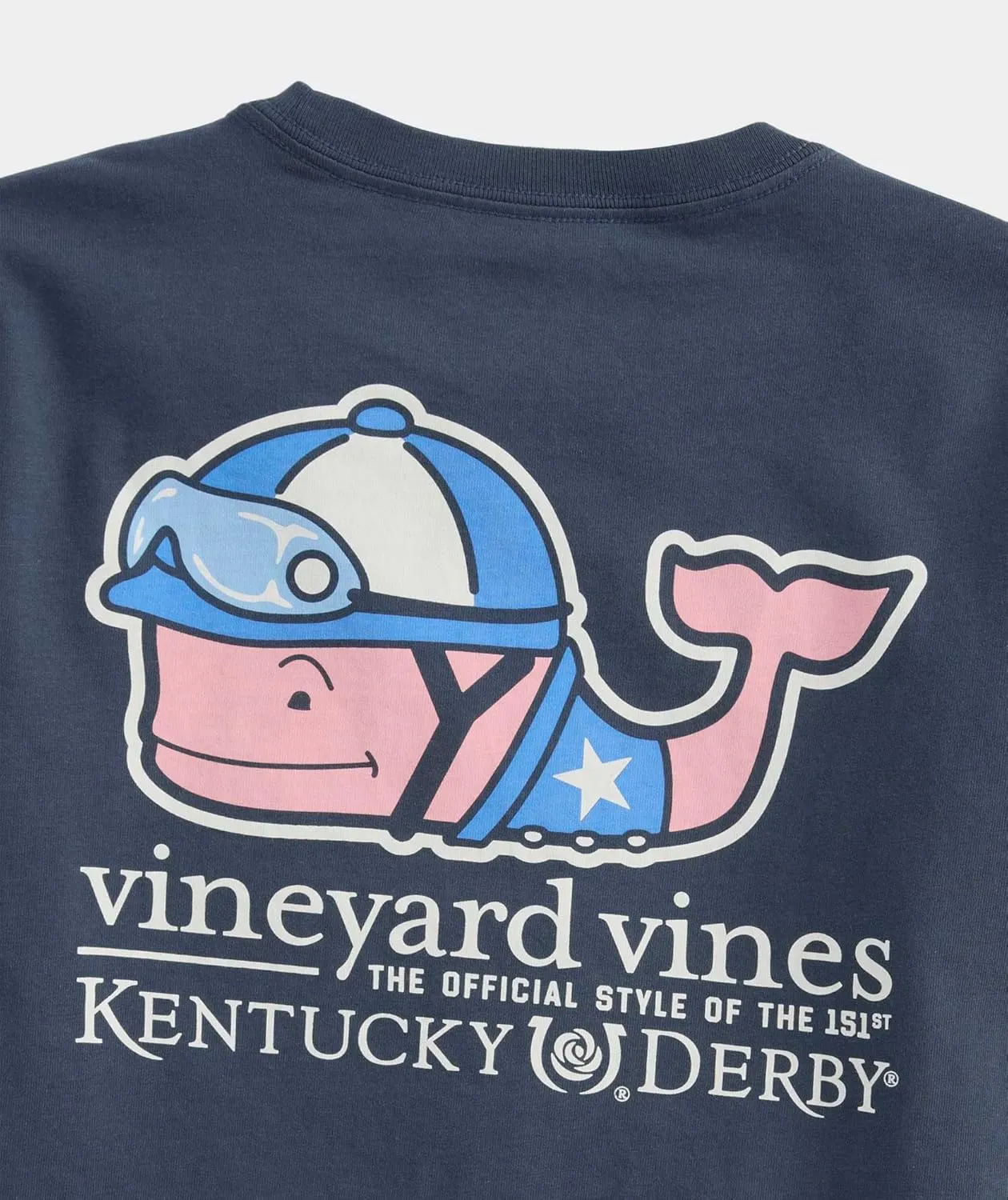 vineyard vines Boys' Kentucky Derby Jockey Whale Short-Sleeve Pocket Tee
